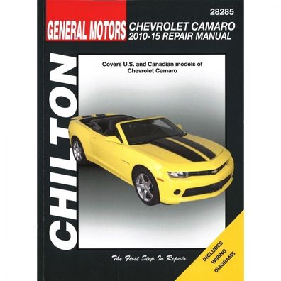 General Motors Chevrolet Camaro 2010-2015 US Import Reparaturanleitung Chilton