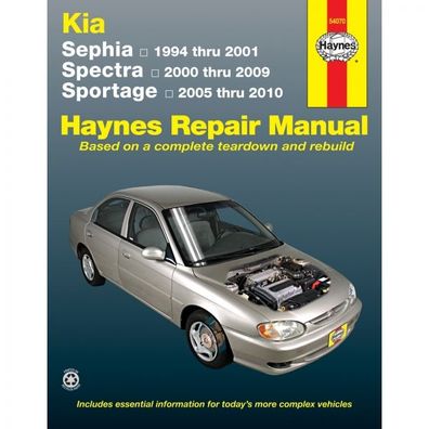 Kia Sephia Spectra Sportage 1994-2020 Limousine Reparaturanleitung Haynes