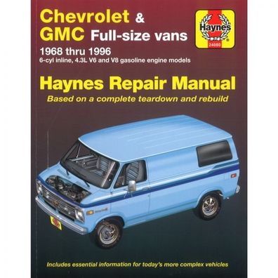 Chevrolet GMC 6-Zylinder V6 V8 1968-1996 Reparaturanleitung Haynes