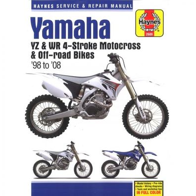 Yamaha YZ WR-4 Stroke Motocross Off-Road-Bikes 1998-08 Reparaturanleitung Haynes