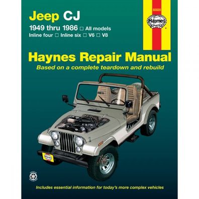 Jeep Scrambler/Renegade/Laredo/Golden-Eagle 1949-1986 Reparaturanleitung Haynes