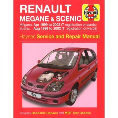 Renault Megane Scenic 1999-2002 Coupe Limousine MPV Reparaturanleitung Haynes