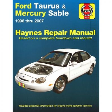 Ford Taurus Mercury Sable 1996-2007 Reparaturanleitung Haynes