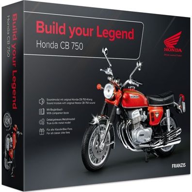 Honda CB 750 Modellbausatz Modellmotorrad Build your Legend Franzis Verlag