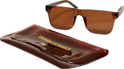 Urban Classics Sonnenbrille Sunglasses Honolulu With Case Brown