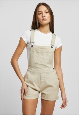 Urban Classics Damen Latzhose Ladies Organic Short Dungaree