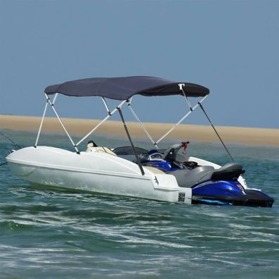 vidaXL 4-Bow Bimini-Top mit Seitenteilen 243x(230-244)x137 cm