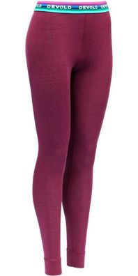 Devold Damen Unterhosen Hiking Woman Long Johns L, Beetroot 141523