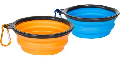 Trespass Hundehalsband Sippy - Collapsible Dog Bowl Set