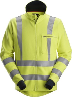 Snickers Workwear ProtecWork High-Vis Reißverschluss Arbeitshoodie, Kl. 3 2864