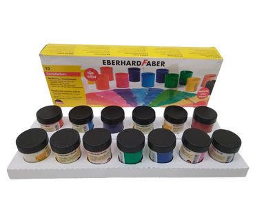 Eberhard Faber 575613 - Malfertige Deckfarben EFA Color, 13 Dosen je 18 ml, Malf