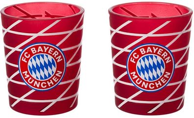 FC Bayern München Windlicht Allianz Arena 2er Set 24948