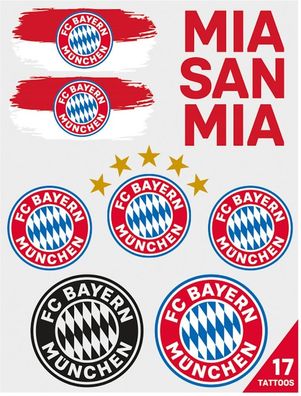 FC Bayern München Hauttattoo 2er-Set 34146