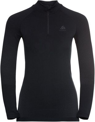 Odlo Damen Bl Top Turtle Neck Long-Sleeve Half Zip Performance 196221