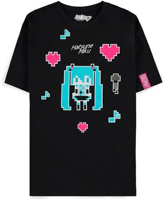 Hatsune Miku - Unisex Pixel Short Sleeved T-shirt