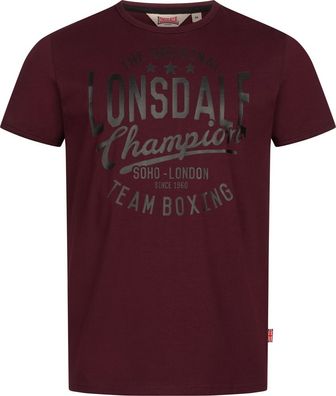 Lonsdale Harehills Herren T-Shirt normale Passform