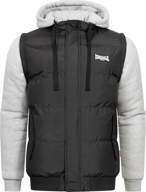 Lonsdale Dowpot Herren Jacke mit Kapuze normale Passform