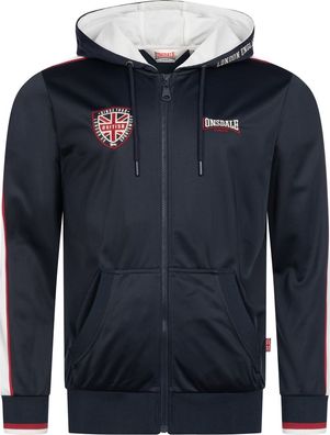 Lonsdale Strathmore Herren Trainingsjacke mit Kapuze normale Passform