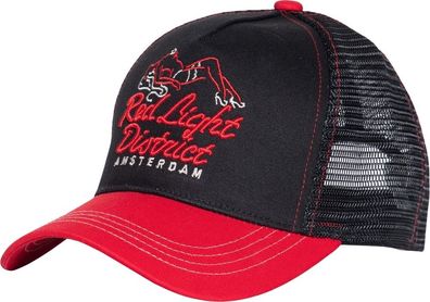 King Kerosin Red Light District Trucker Cap Schwarz