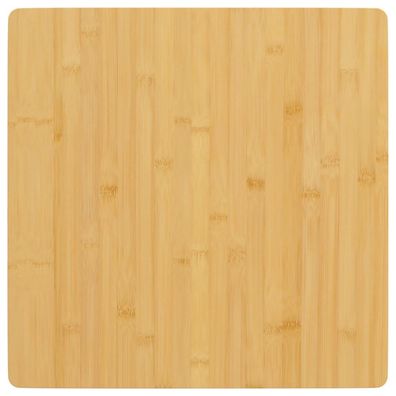 vidaXL Tischplatte 50x50x1,5 cm Bambus