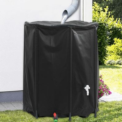 vidaXL Wassertank mit Wasserhahn Faltbar 1250 L PVC