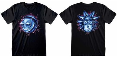 Rick And Morty -Chrome Effect T-Shirt