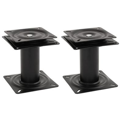 vidaXL Bootssitz-Podeste 2 Stk. 360° Drehbar Stahl