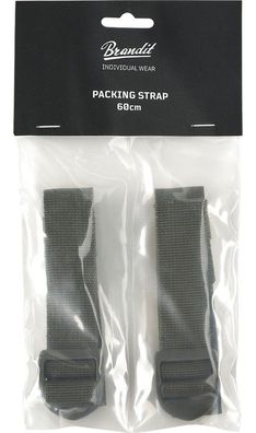 Brandit Herren Befestigung Packing Straps 60 2 Pack Olive