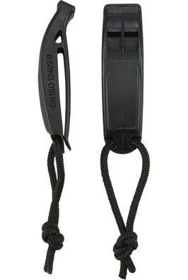 Brandit Herren Signalpfeiffe Signal Whistle Molle 2 Pack Black