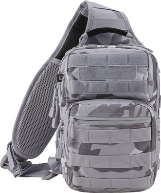 Brandit Herren Rucksack US Cooper Sling Pack Medium Blizzard Camo