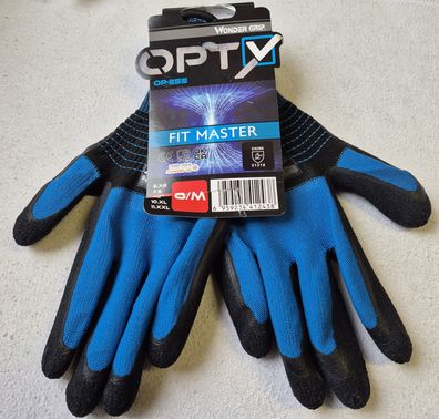 Handschuh Wondergrip Handschuhe Opty OP-255 Gr. 8/M Blau