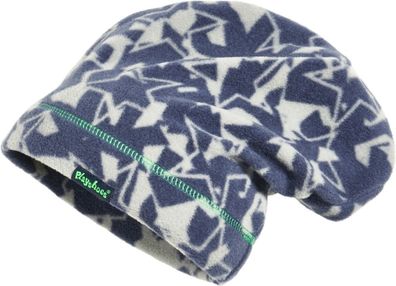 Playshoes Kinder Mütze Fleece-Beanie Sterne Camouflage