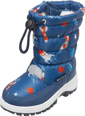 Playshoes Kinder Schuhe Winter-Bootie Weltraum