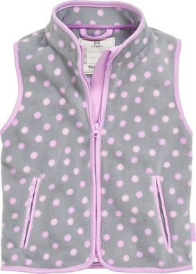 Playshoes Kinder Fleece-Weste Punkte