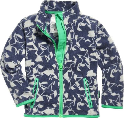 Playshoes Kinder Fleece-Jacke Sterne Camouflage