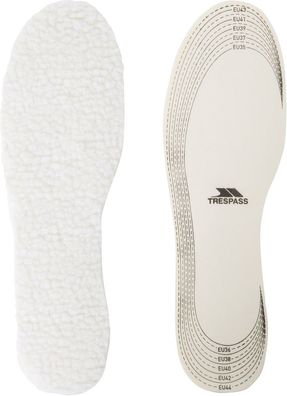 Trespass Einlegesohle Bearfeet - Sherpa Insole Lining White