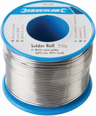 Silverline Löten Lötzinn (Rolle) 250 g