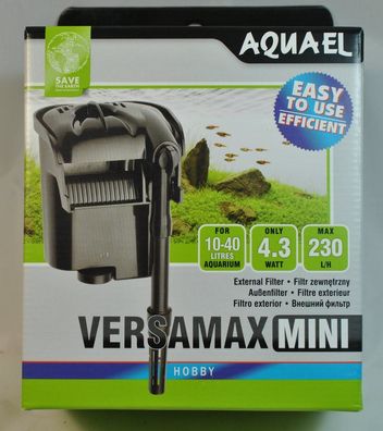 AquaEl Versamax Mini Hang On Filter für Aquarien bis 40 Liter