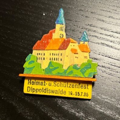 WHW KdF Abzeichen Holz Heimat- u. Schützenfest Dippoldiswalde Erzgebirge 2. WK WH