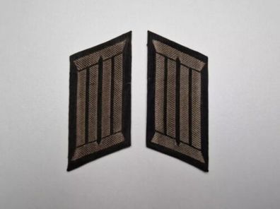 DDR NVA Kragenspiegel für die grau effektierte Uniform - Offiziere - 50/60er J