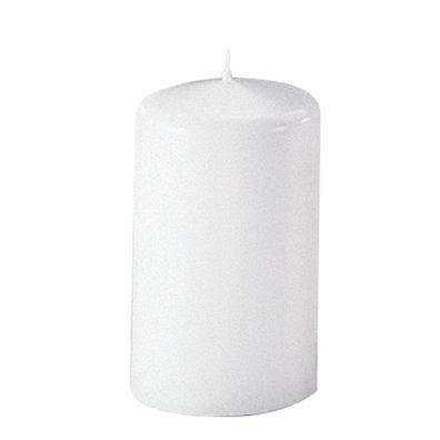 Kerzen Stumpenkerzen Candle weiß 80x60mm RAL Qualität 1 Stück