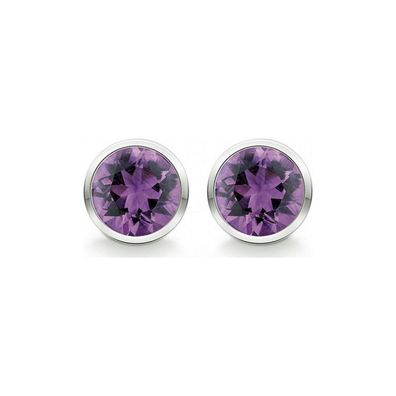 Quinn - Silberohrstecker mit Amethyst - 036809933