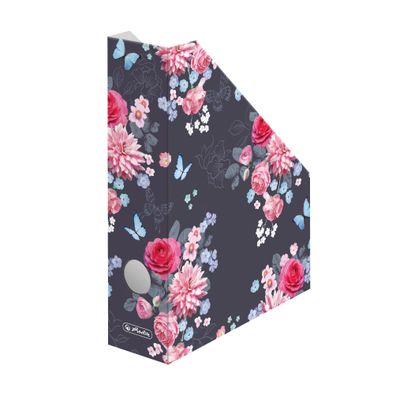 Herlitz Stehsammler A4 Wellpappe Ladylike Flowers Rückenbreite 7cm