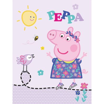 Kinderteppich Peppa Wutz Pig Happy 100x133 cm