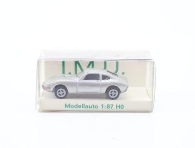 I.M.U. H0 304-24 ? Modellauto PKW Opel GT Silber metallic 1:87