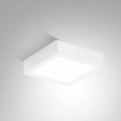 Fabas Luce 6577-61-254 LED Deckenleuchte Gian quadratisch 15x15cm weiß 3000K IP54