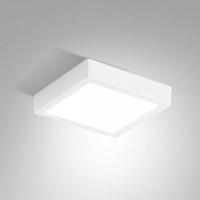 Fabas Luce 6577-65-254 LED Deckenleuchte Gian quadratisch 18x18cm weiß 3000K IP54