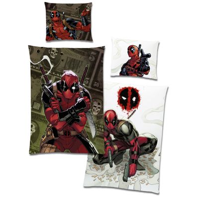 Marvel Deadpool Bettwäsche Linon / Renforcé