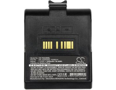 Ersatzakku - CS-THA400SL - TSC Alpha 4L / 15200314 - 7,4 Volt 5200mAh Li-Ion