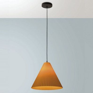 Fabas Luce 3758-40-367 Pendelleuchte Cone senffarben 32cm E27